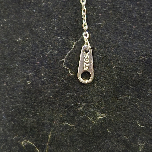 Dazzling Moissanite And 925 Silver Moon Pendant Necklace #40 - Picture 3 of 4